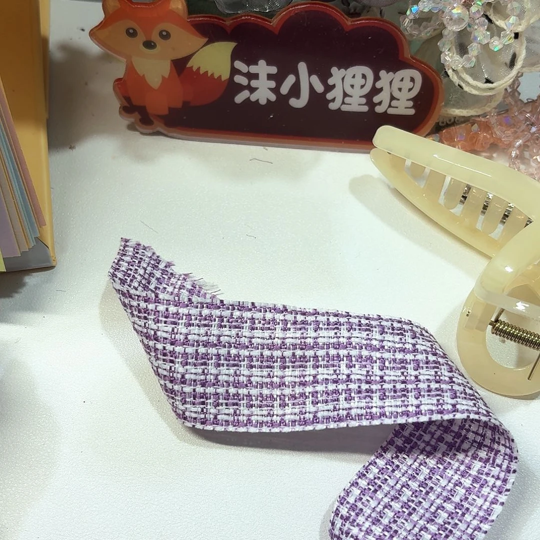 沫小狸狸紫色毛呢小香