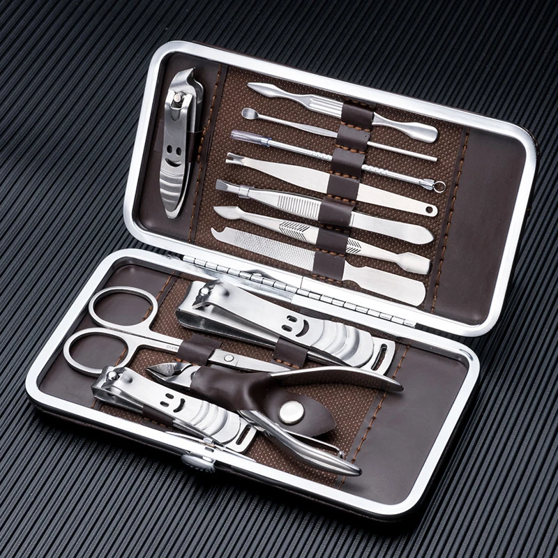 西藏包邮指甲剪12件套装 美甲修甲工具企业礼物指甲刀指甲钳