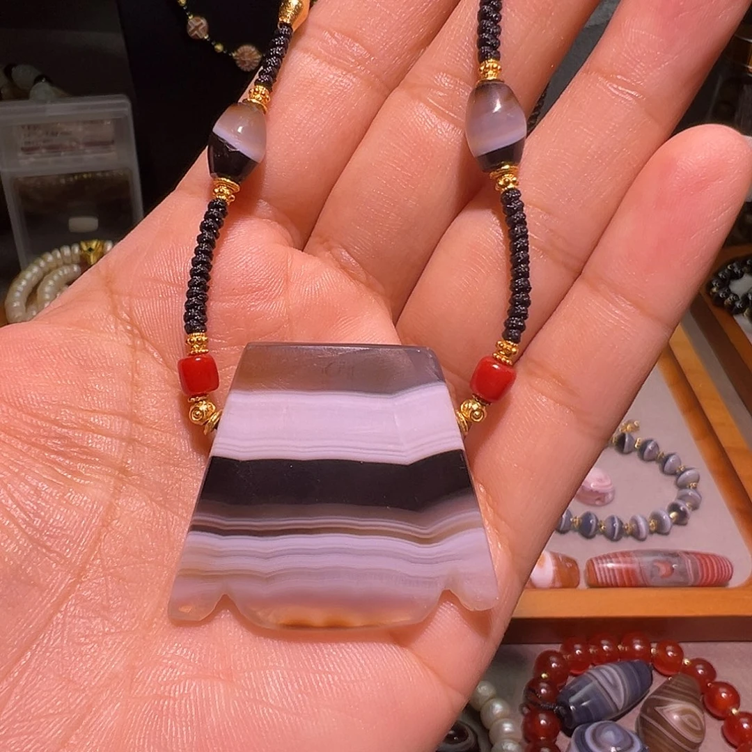 玛瑙/玉髓未镶嵌颈饰