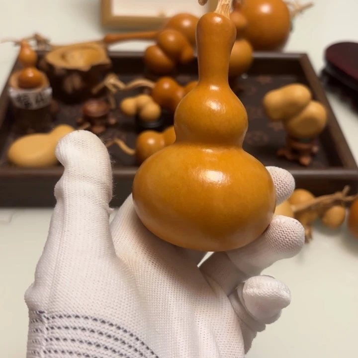 @***鹤天然手捻老皮葫芦