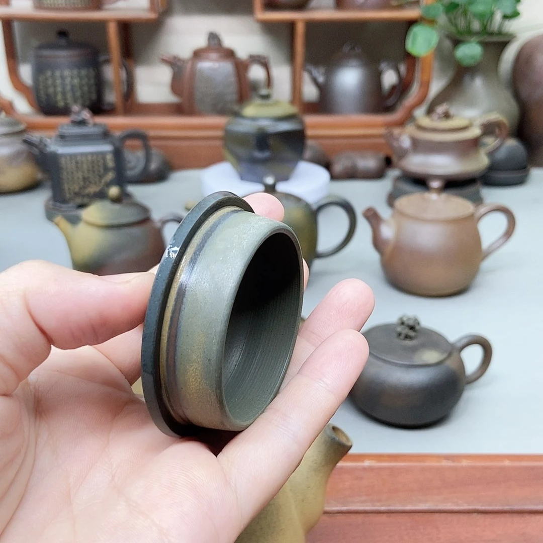 *****钦州坭兴陶柴烧壶盖2