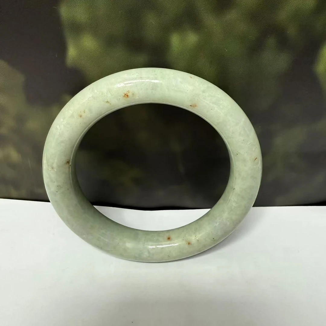 天然缅甸翡翠A货~手镯55圈