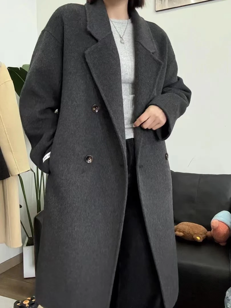 【经典四粒扣】气质典款百搭时尚外套毛呢冬季加厚603