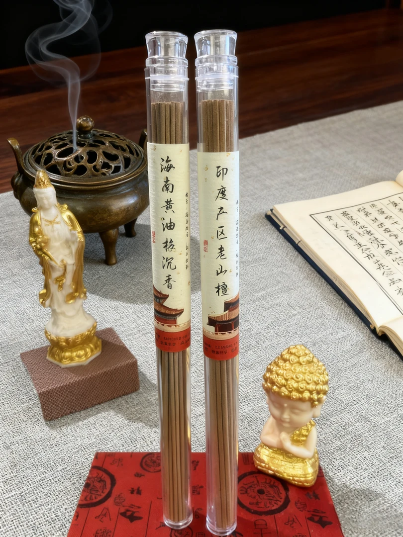 必入*【早檀晚沉】印度正区老山檀与海南黄油格沉香各10g，详情介绍