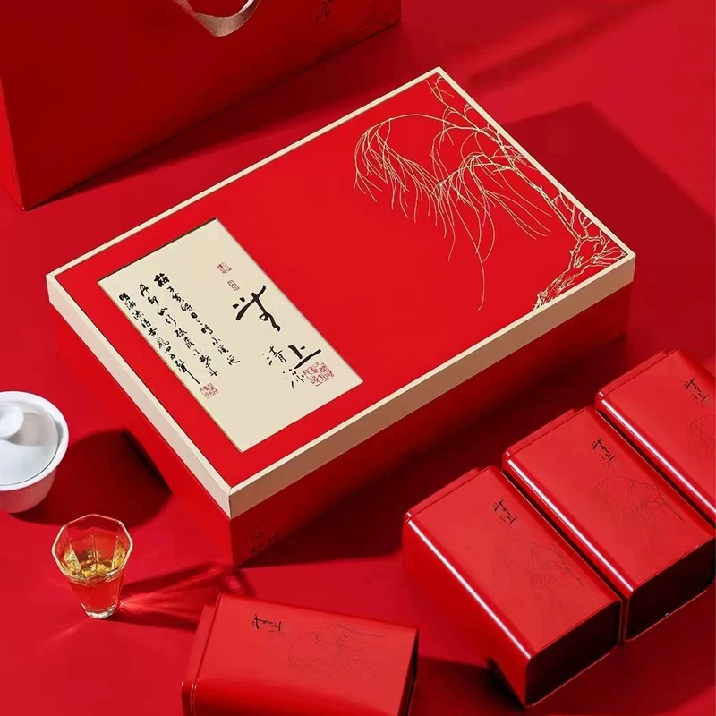 【清源】25新茶 大红袍岩茶4罐装礼盒装200g