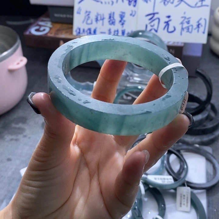 未镶嵌定制手镯定制翡翠60