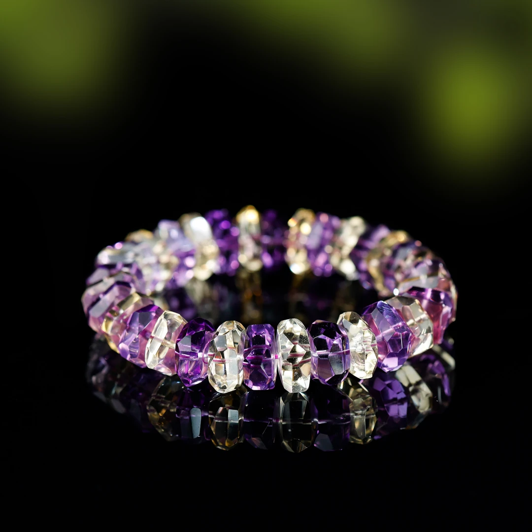 九紫离火/天然紫水晶碟珠手串（多样性发货）