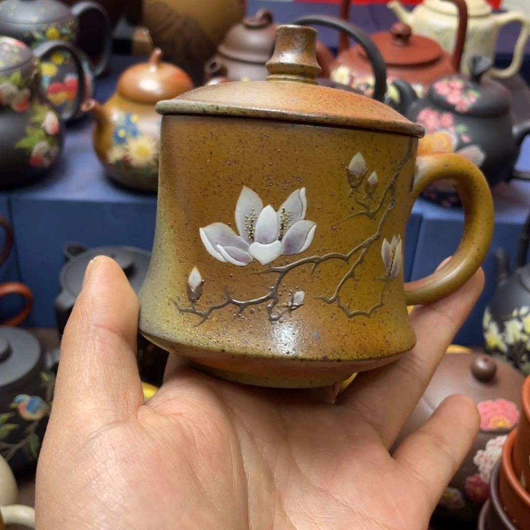 茶杯红泥紫砂主人杯200cv
