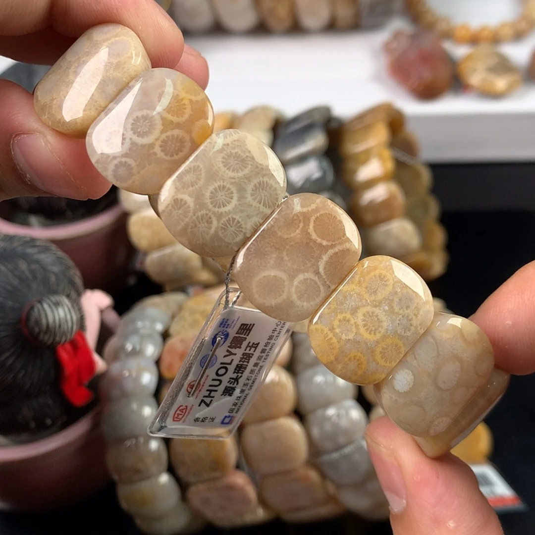 【闪购商品】硅化珊瑚（珊瑚玉）手镯未镶嵌37号