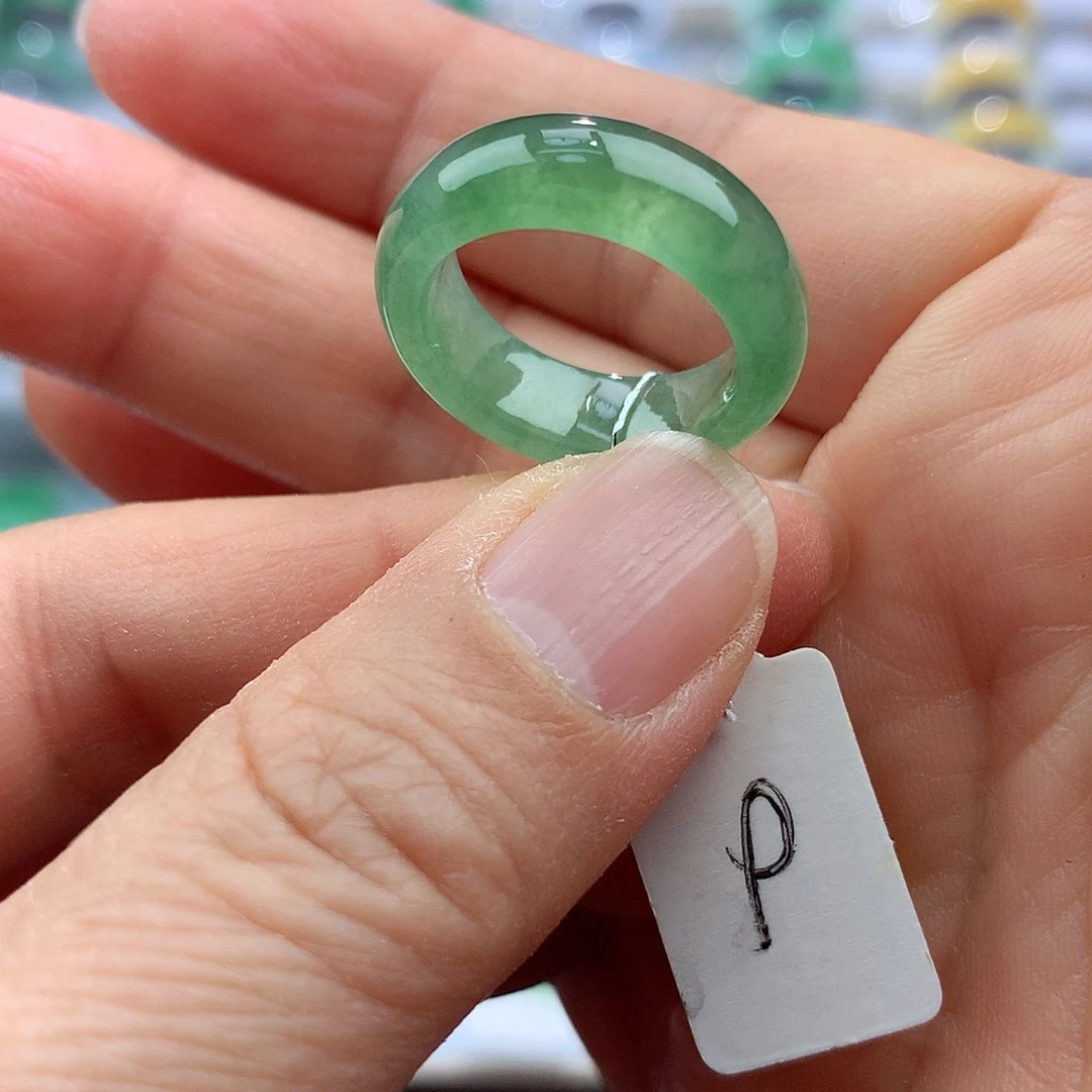 翡翠戒指未镶嵌9号
