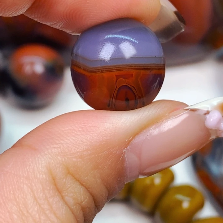 L***u玛瑙/玉髓未镶嵌战国红玛瑙