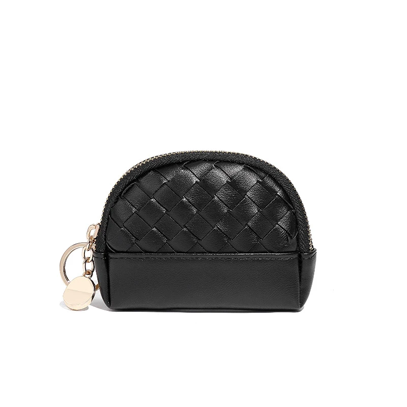 【福利】女包手工编织女钱包简约零钱包钱夹小拉链B740