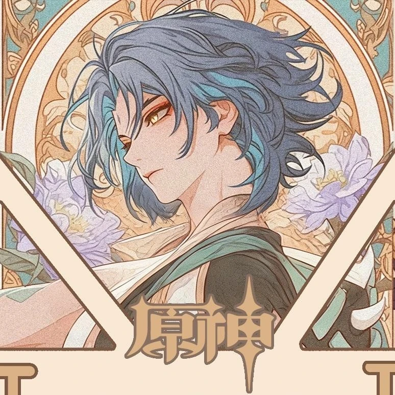 《花卉款原神》高工艺精美亚克力系列水晶砖12*8*1.5cm