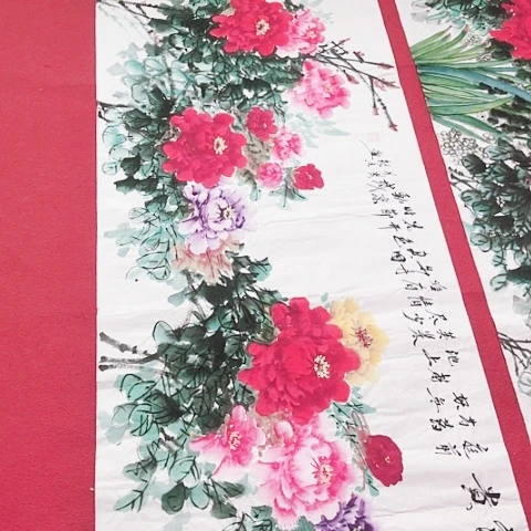 横幅牡丹一米八花的