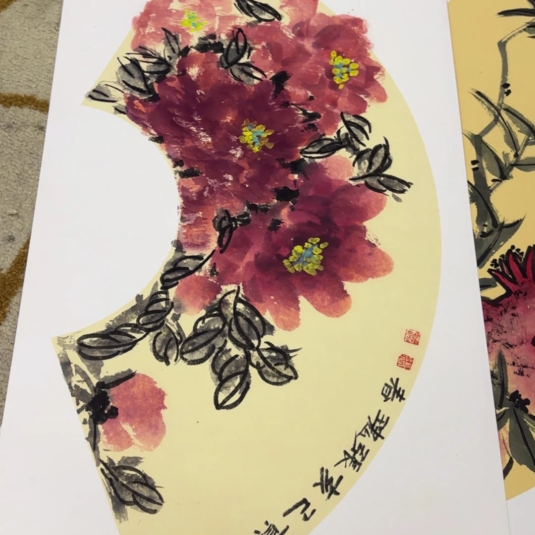 国画33-66卡纸作品艺