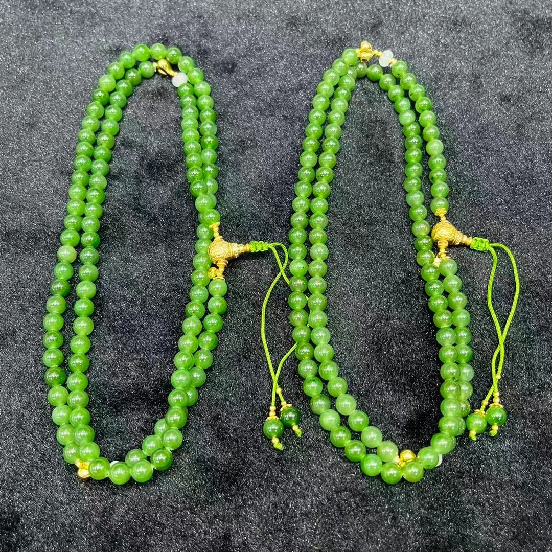 【玉经纶】182294/Q28-和田玉项链-多样性发其一