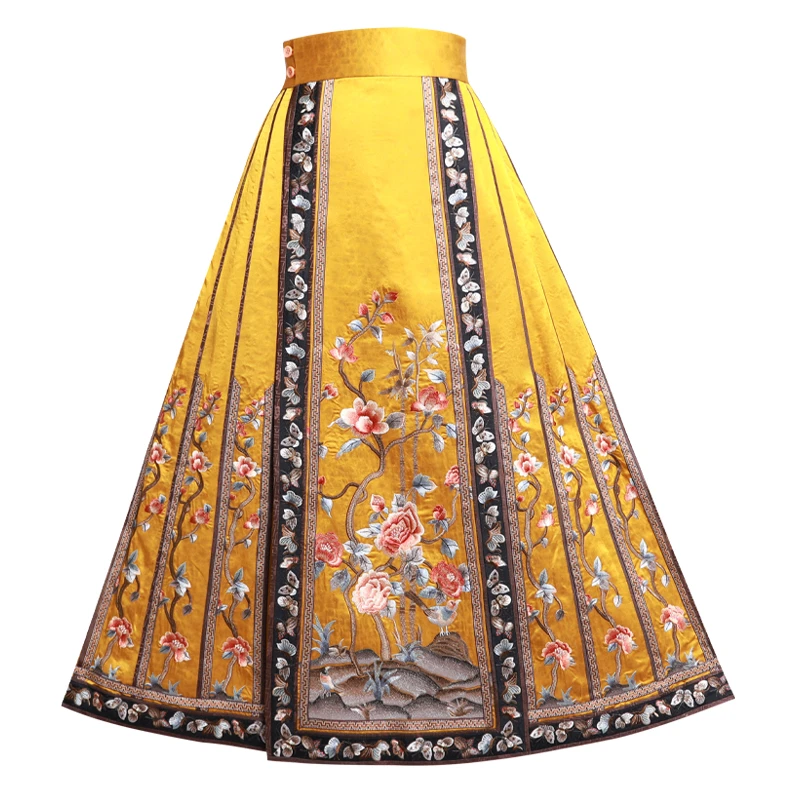 「春回大地」乐锦坊日常复古国风传统重工原创设计手工马面裙18片