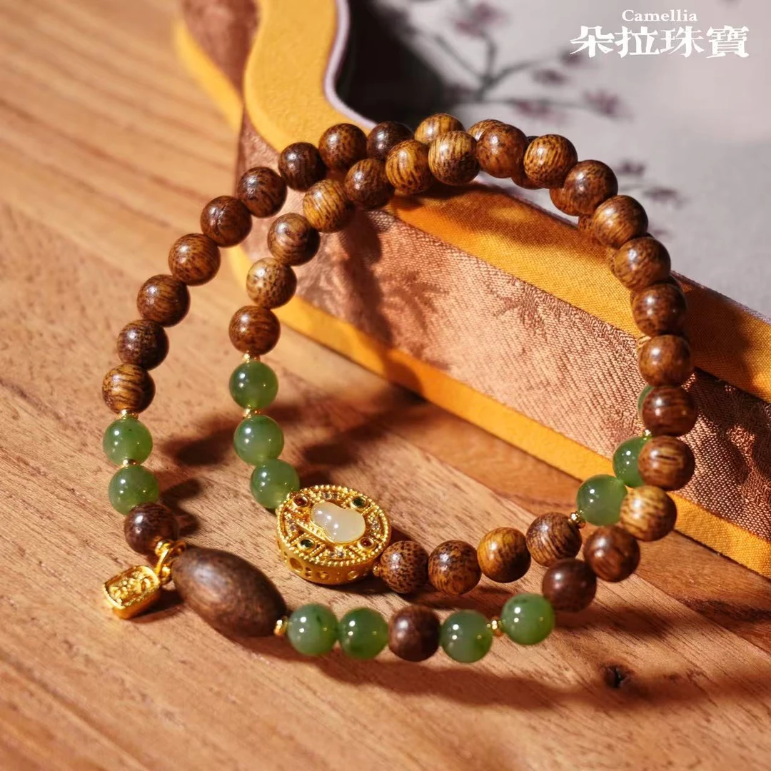 朵拉珠宝 3192 和田玉多圈手链  多样性发其一