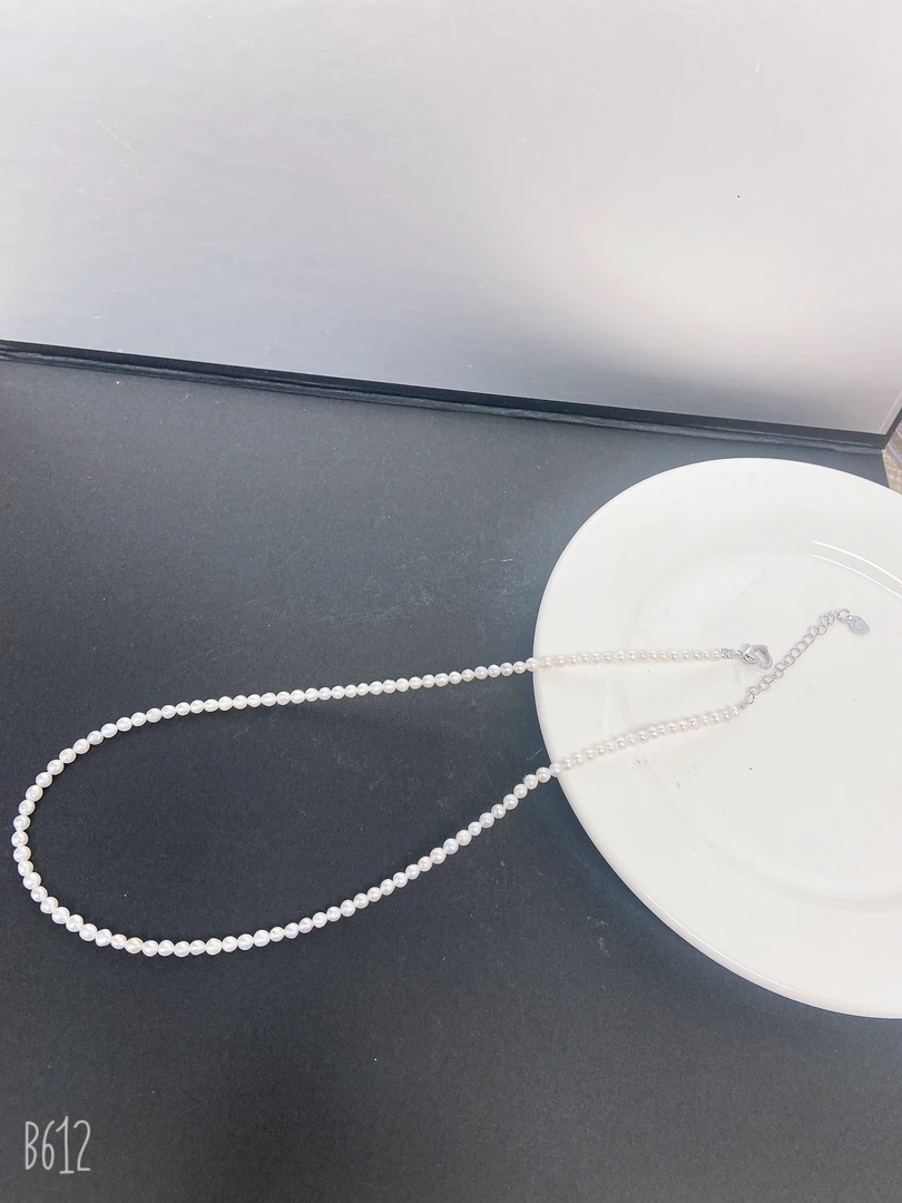 天然淡水珍珠C85#近圆无核珍珠项链2-3m