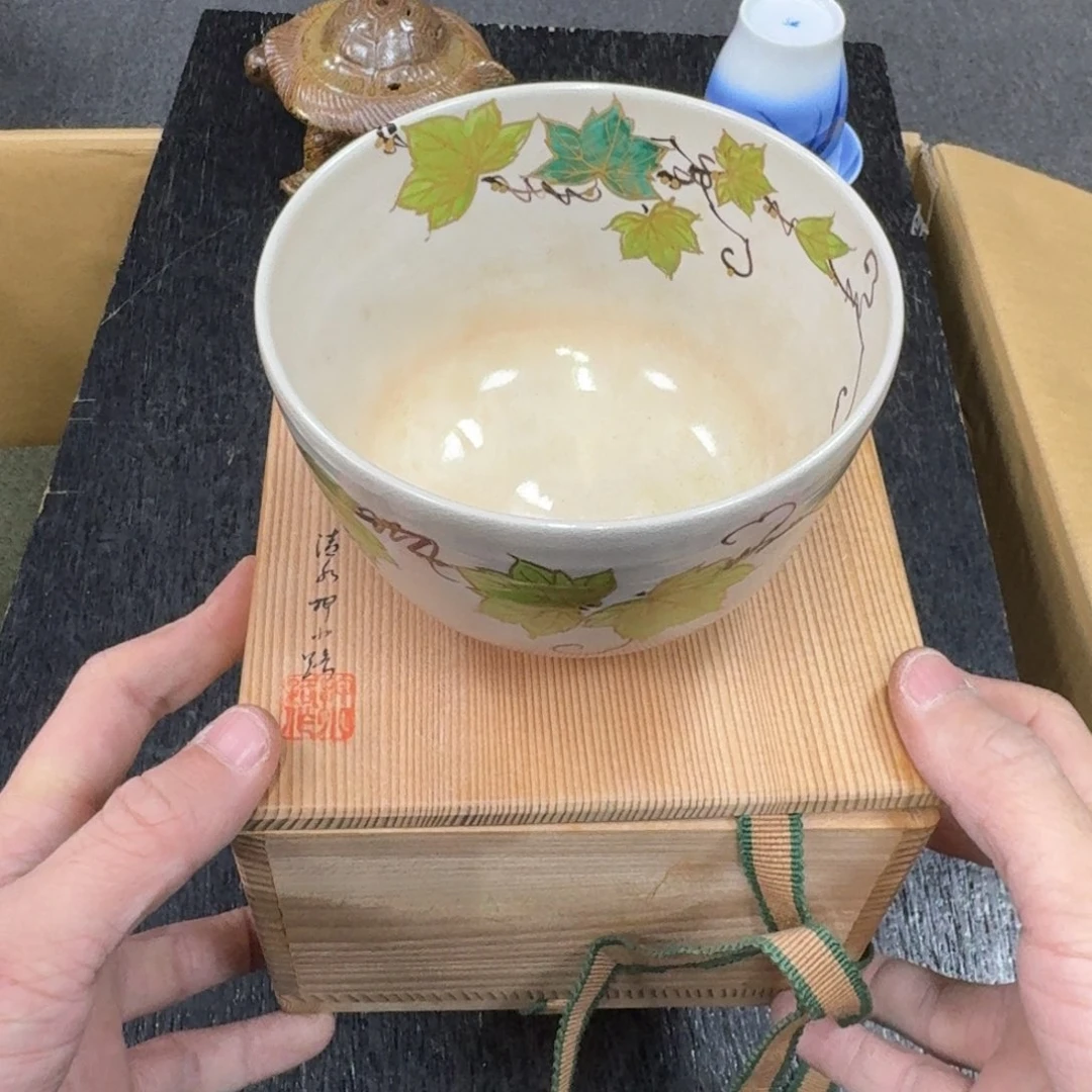 陶瓷日本中古工艺品摆件