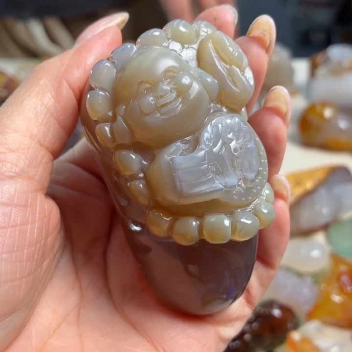 玛瑙/玉髓未镶嵌吊坠(不含链)