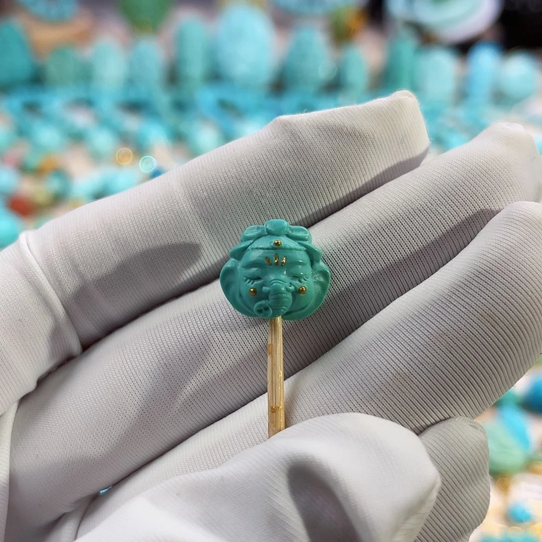 绿松石珠宝奇石未镶嵌