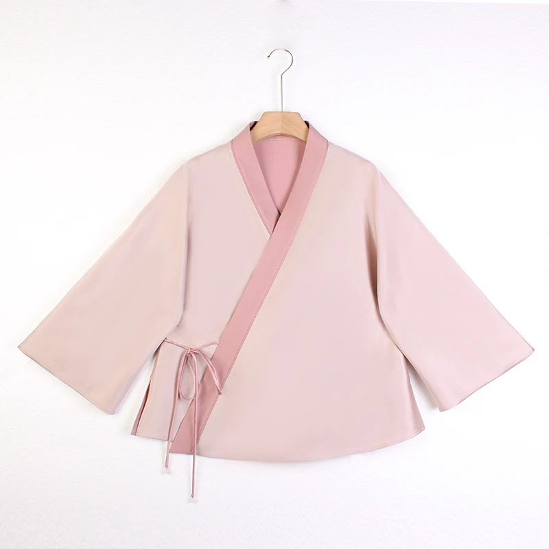 【莞尔】复古新中式民族风古风系带女士汉服上衣