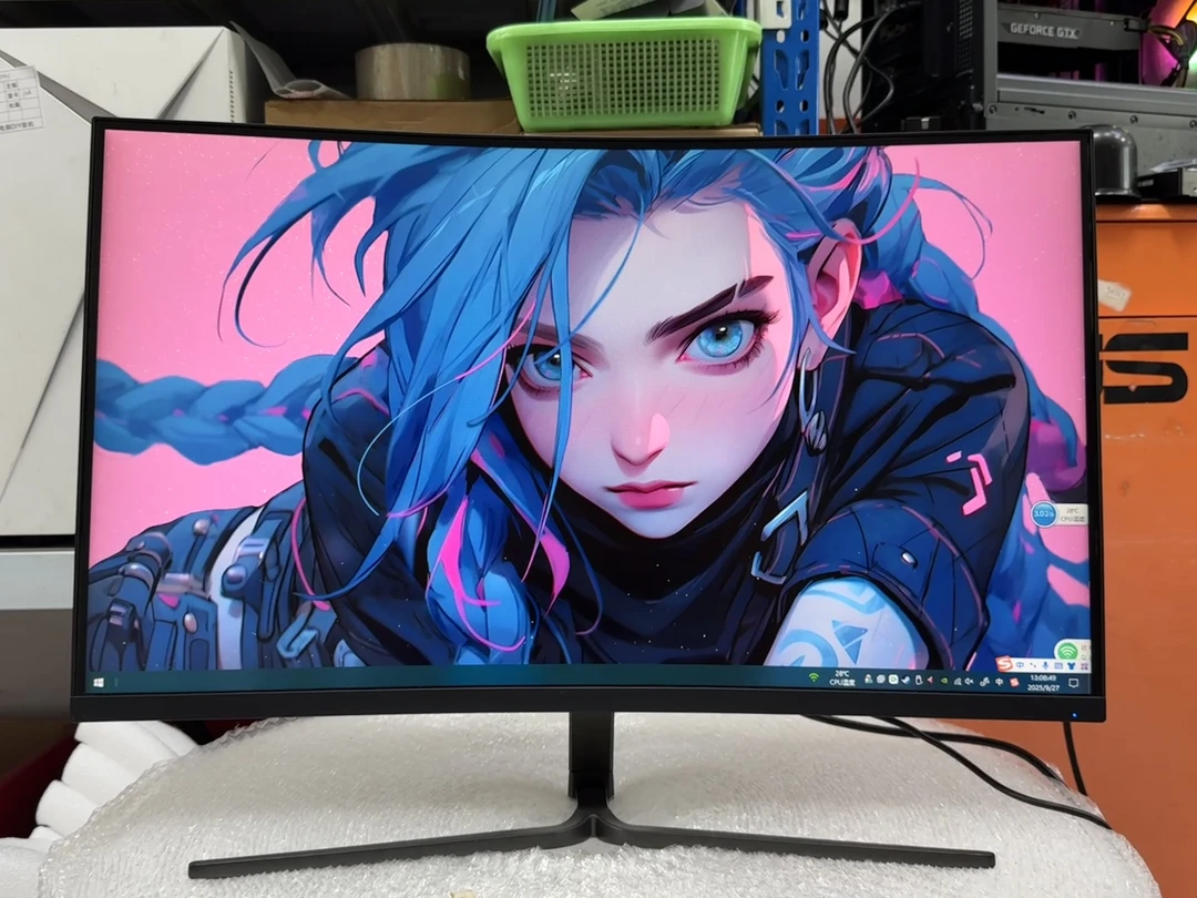 9新 ViewSonic/优派 优派 27寸曲面1k144hz 游戏PS 设计高清台式