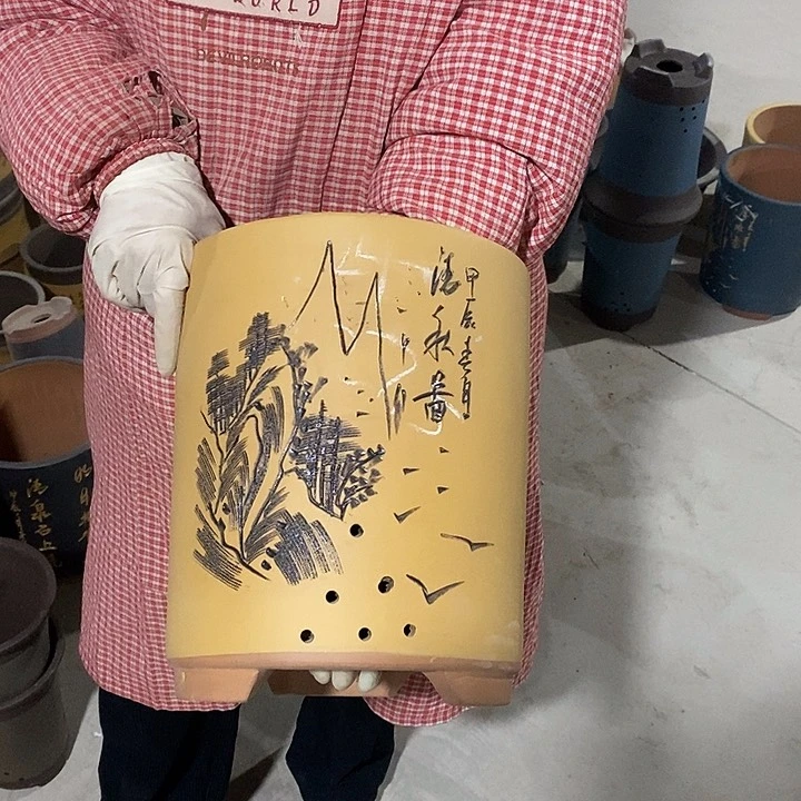 紫砂花盆紫砂花盆