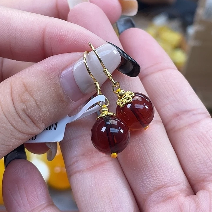 琥珀银S925镶嵌裸石多样性发其一h