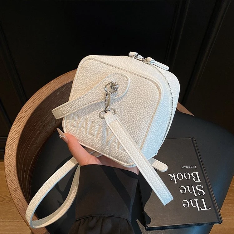 【Disen迪奢专属】轻奢时尚女士手提包斜挎包7方包  红/黄