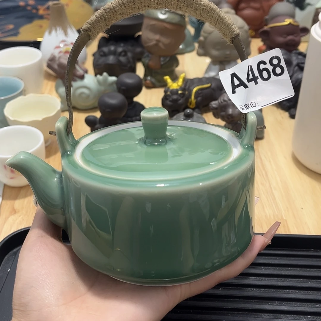 瓷片茶摆件工艺品摆件666