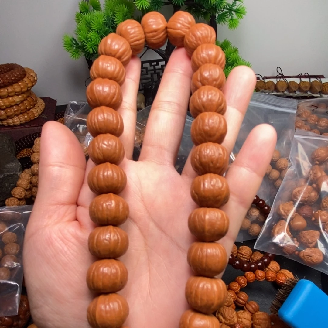 菩提籽类橄榄猴头核桃雕刻手串手链项链