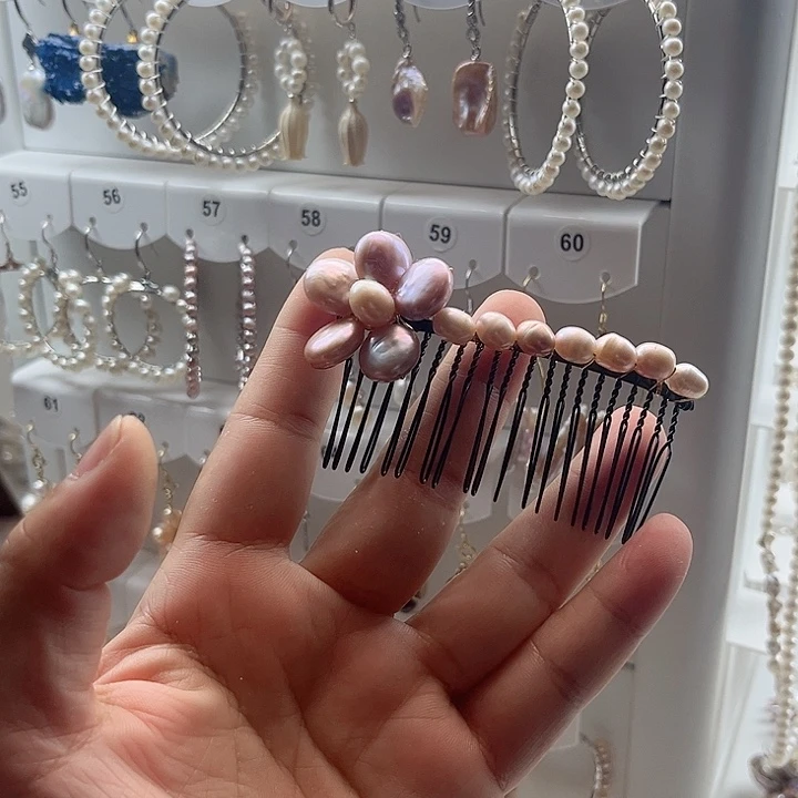 未镶嵌淡水珍珠发饰