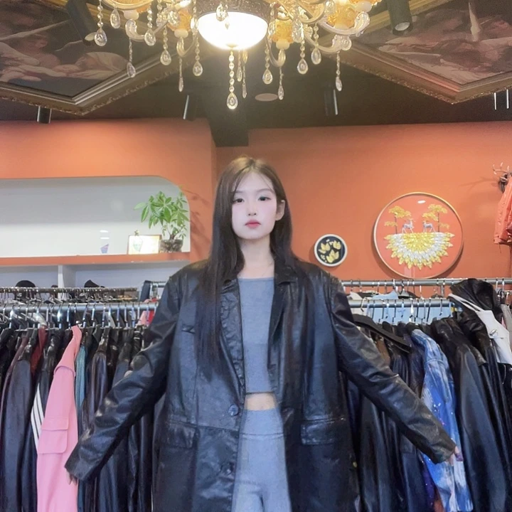 25151真皮牛皮外套