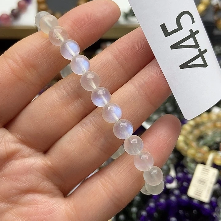 月光石手链未镶嵌手串