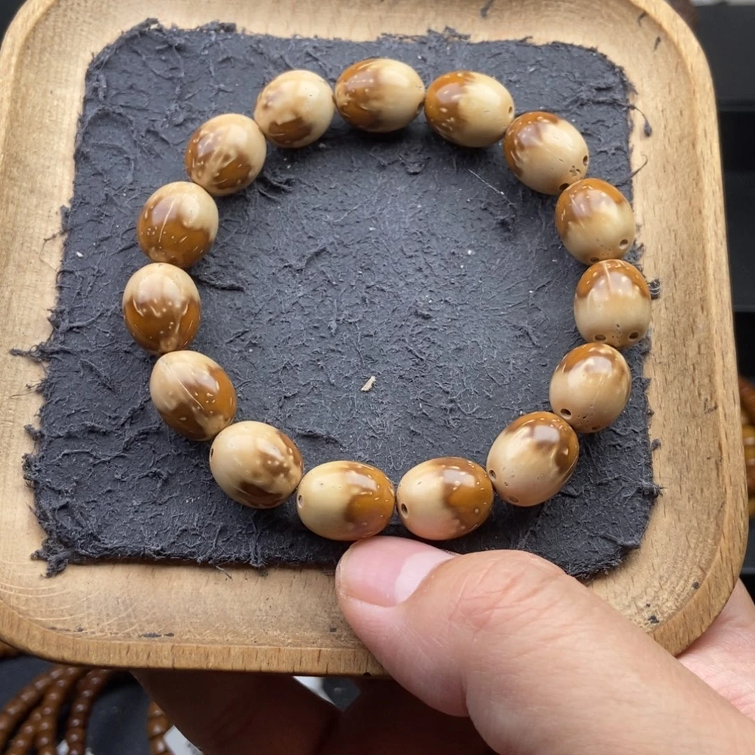 手串紫金鼠12mm天花板花皮