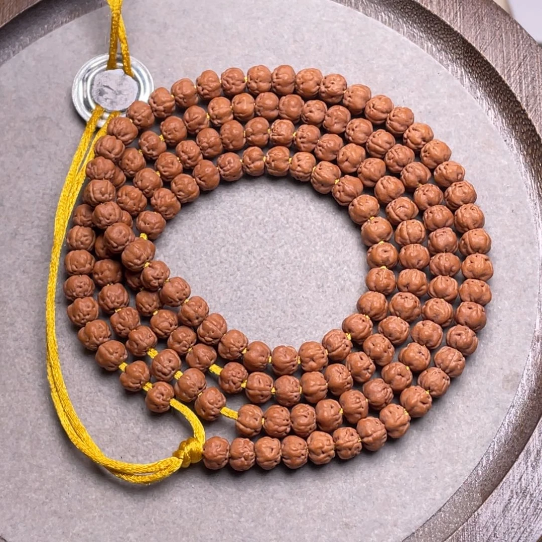 手串金刚菩提J****?梅朵头货佛手108尺寸5.5