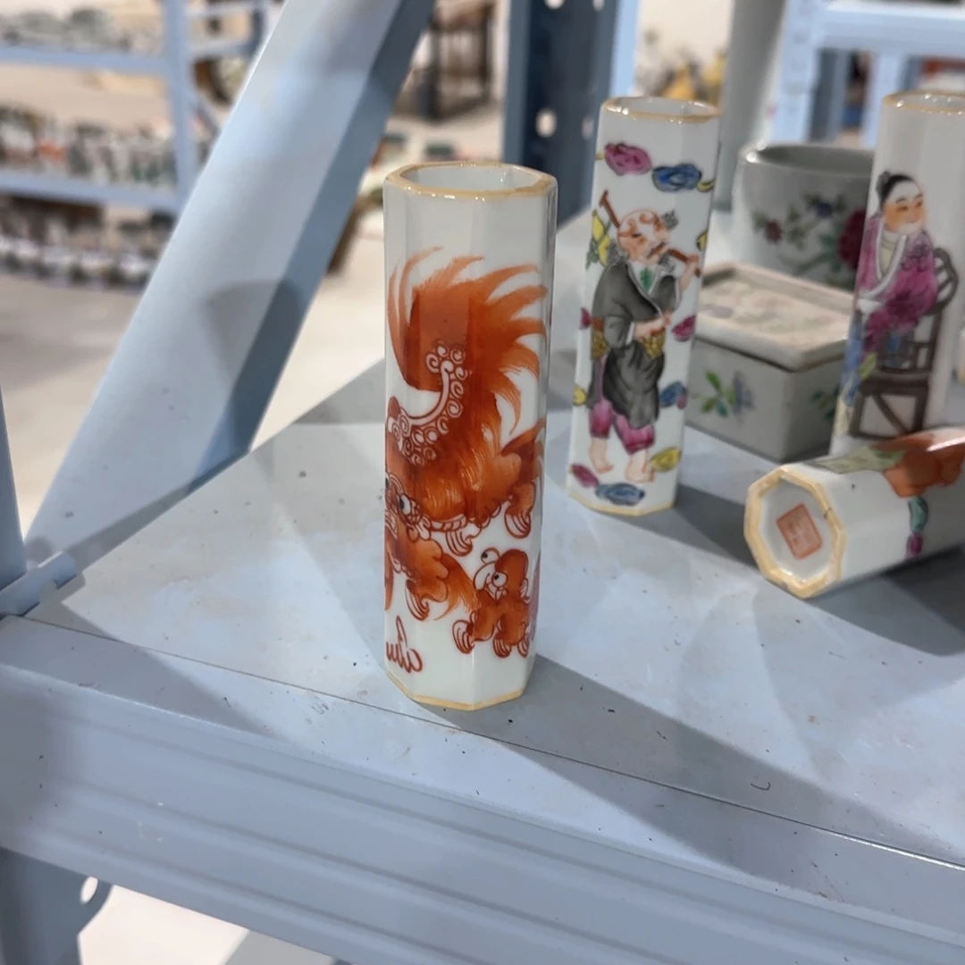 瓷片摆件手绘瓷器全部处理