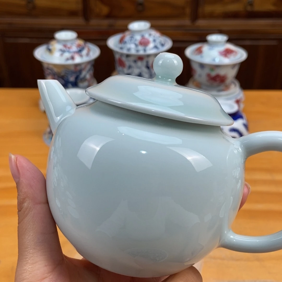 手绘现代茶具非古董