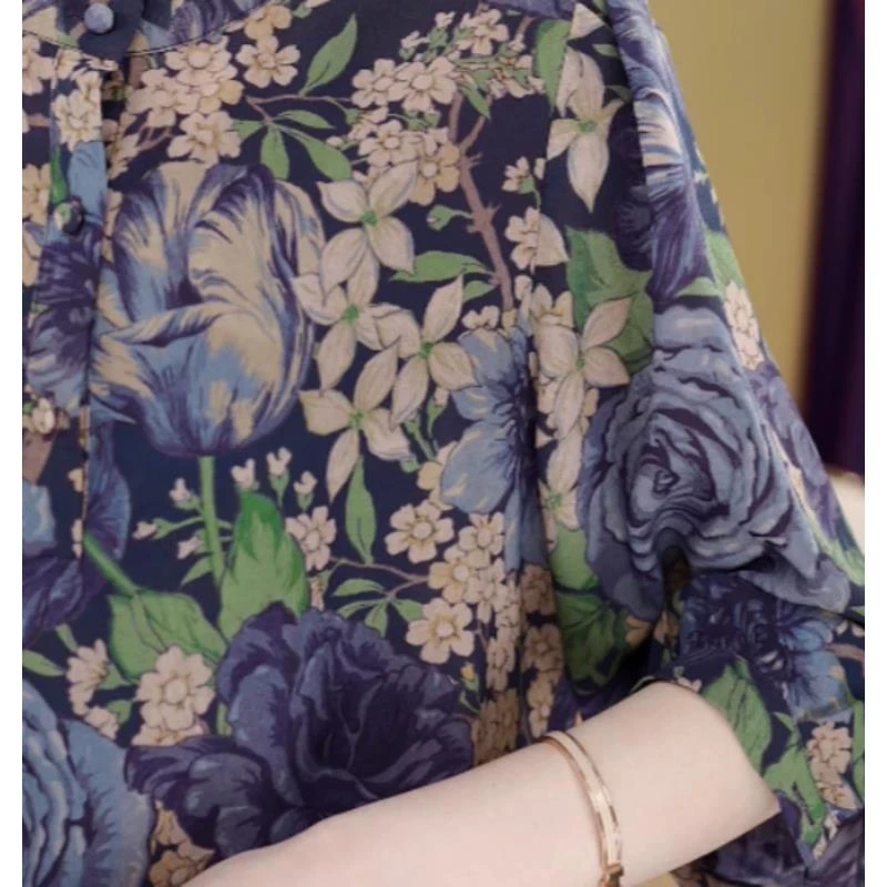 2025新款专柜贵妇人气质紫色小衫 -720