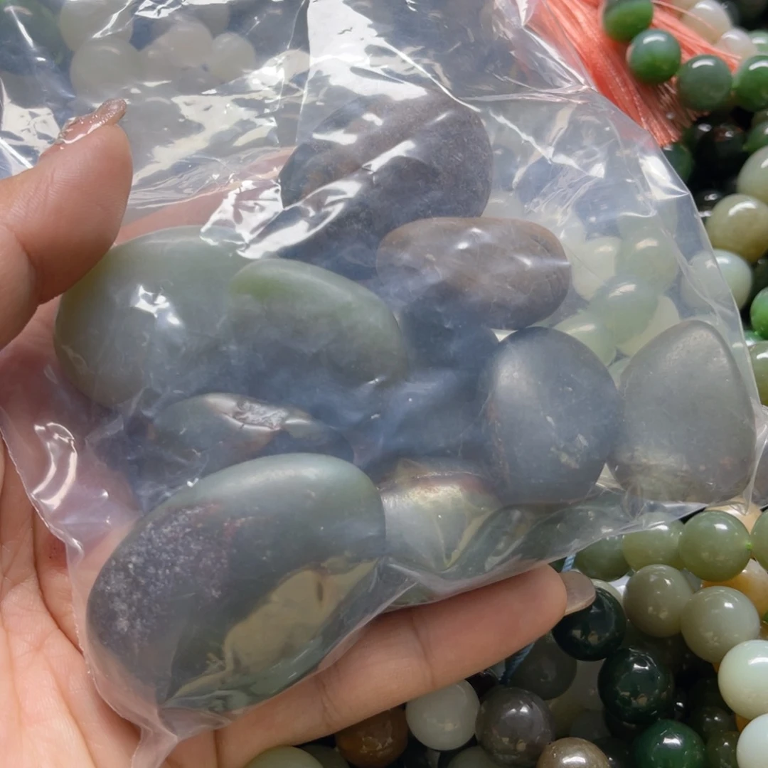 和田玉手链未镶嵌用****0