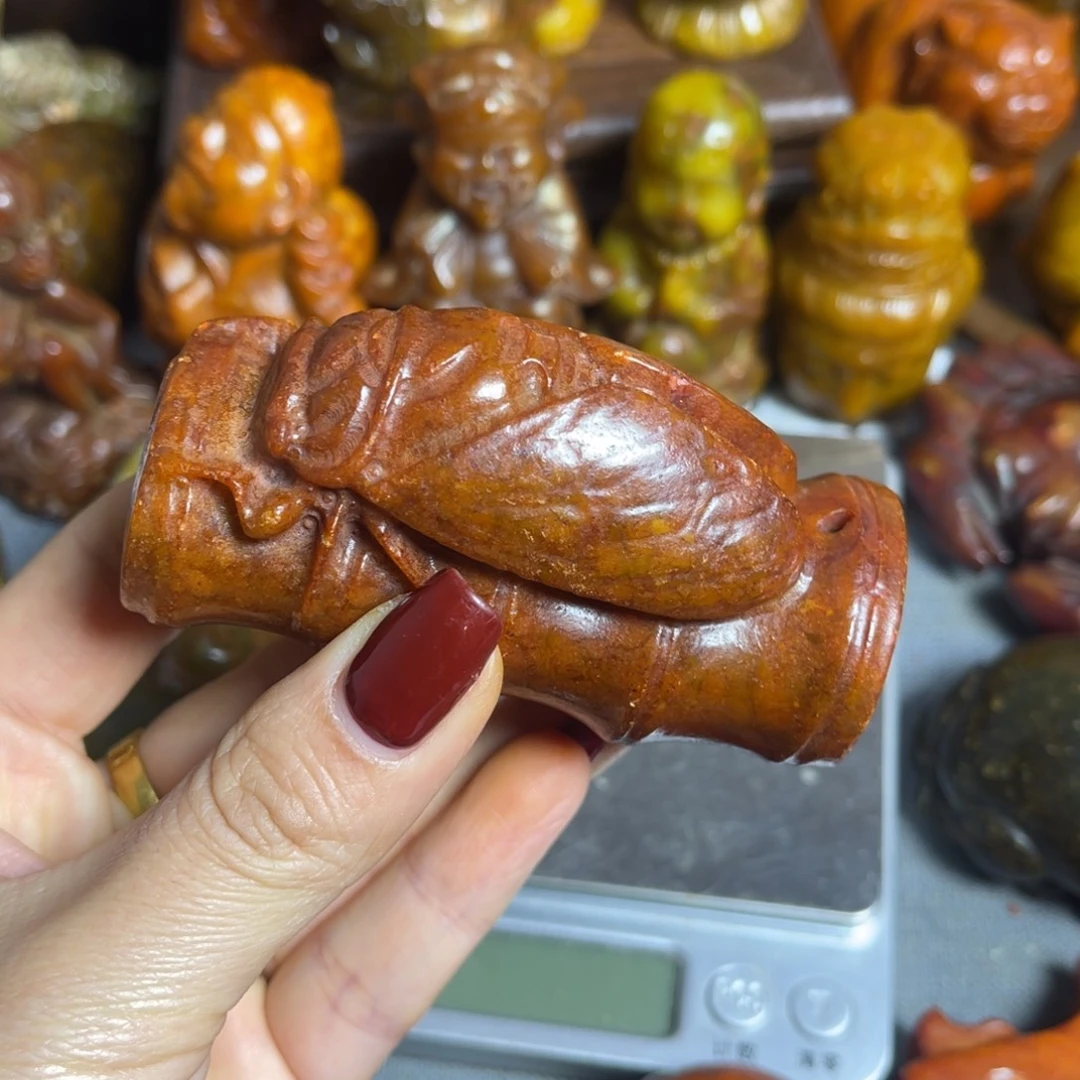 蛇纹石玉合金颈饰