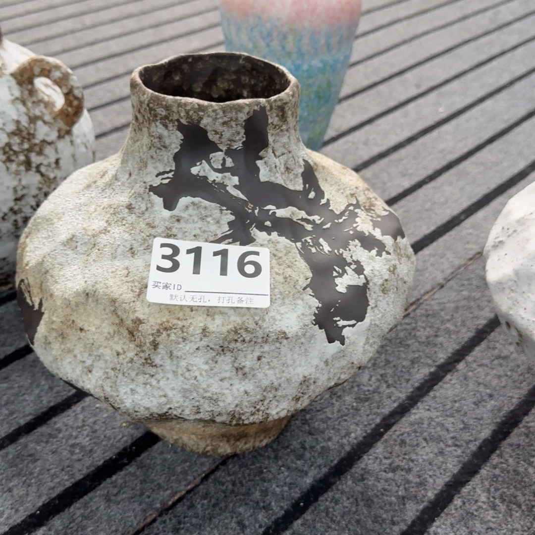 安***然摆件景德镇花瓶编码3116高23口7默认无孔