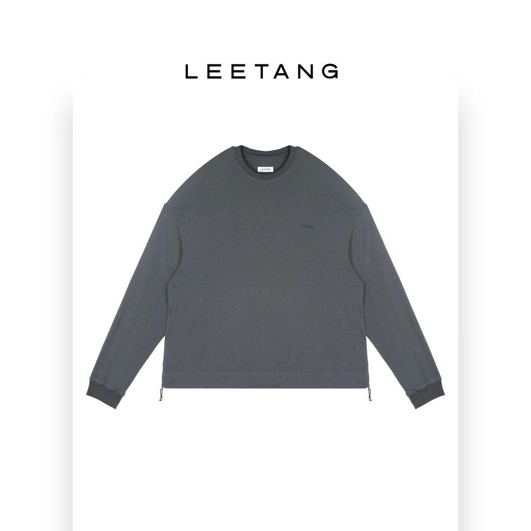 【LEETANG】字母刺绣百搭长袖T恤LT-WW2024