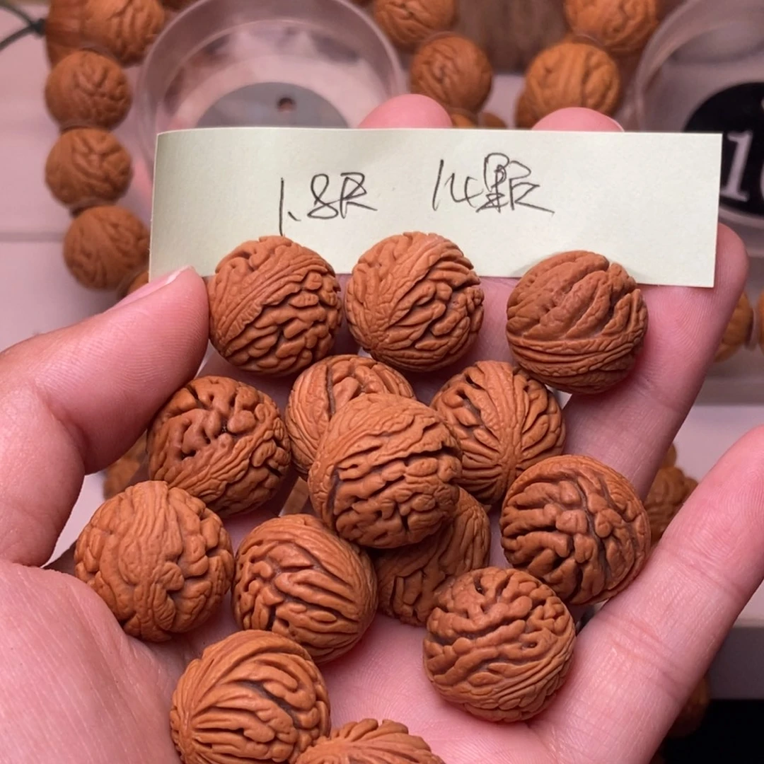 桃核吊坠G***n秦岭龙纹桃核手串10