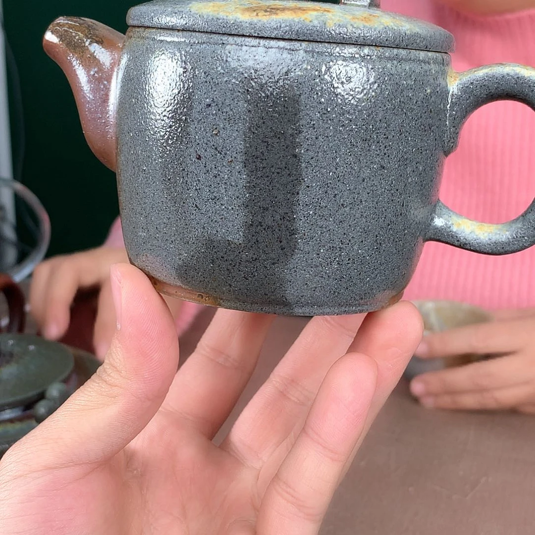 紫砂柴烧纯自然柴烧