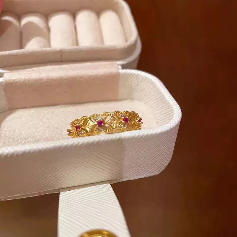 铜合金锆石戒指 戒指拆拆乐