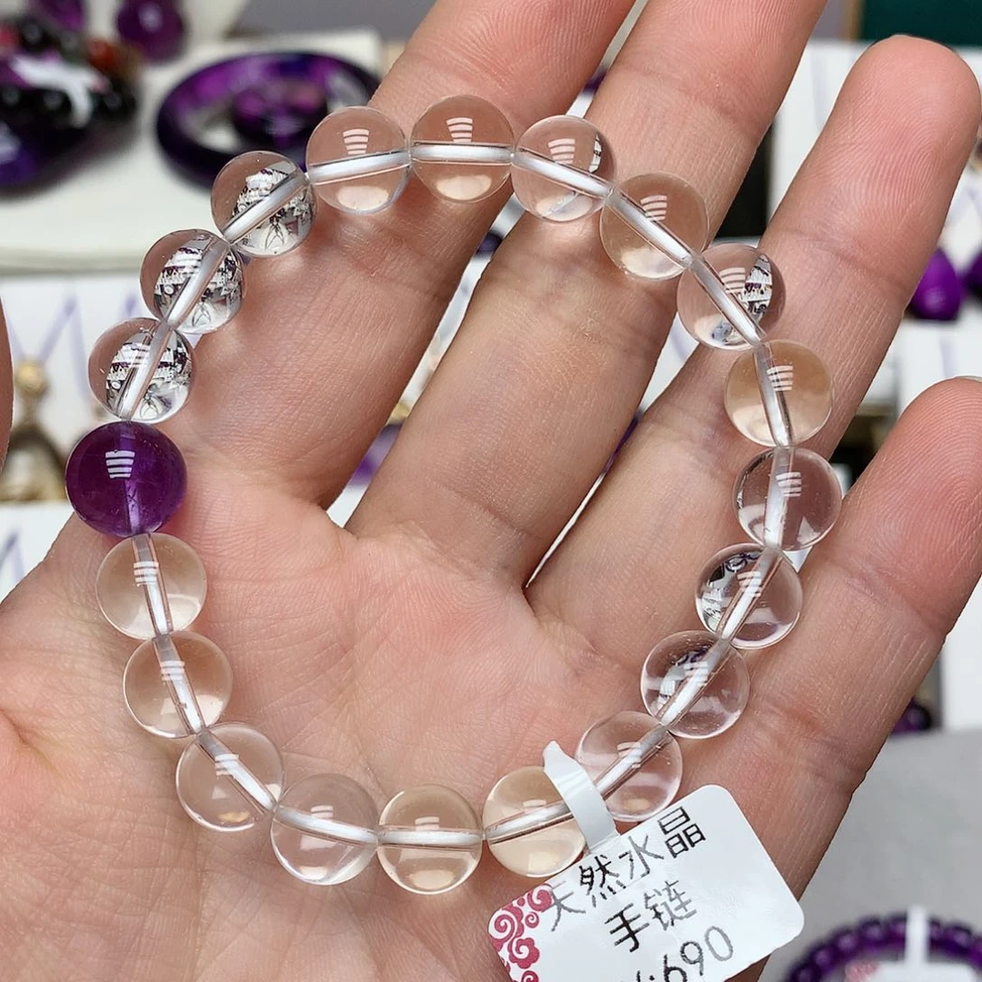 水晶巴西手串9mm未镶嵌