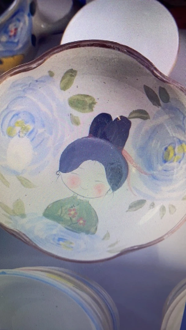手绘高温釉下彩陶瓷
